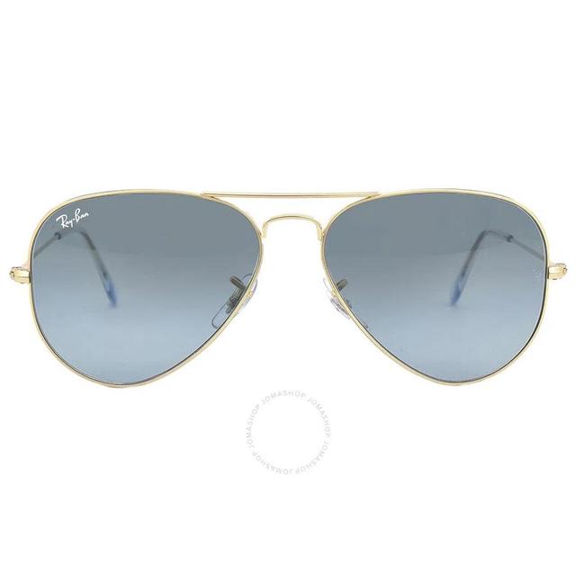 RAY BAN Aviator Sunglasses In Blue / Gold Product Image