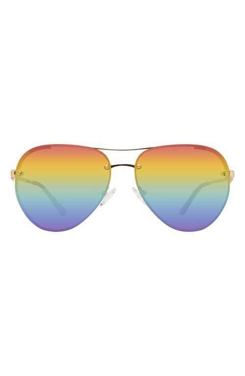 Kurt Geiger London Aviator Sunglasses, 60mm Product Image