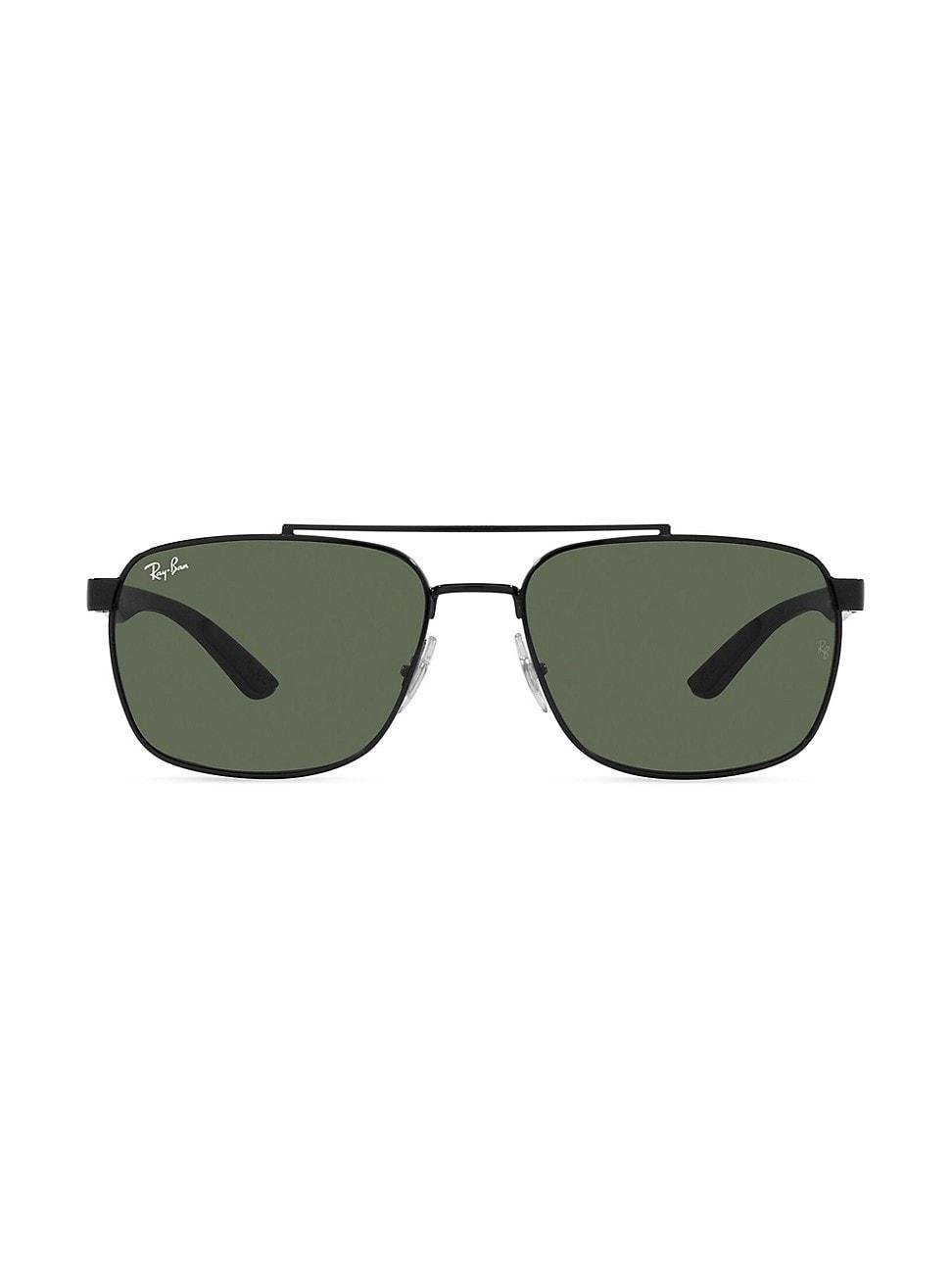 Mens RB3701 59MM Rectangle Sunglasses Product Image