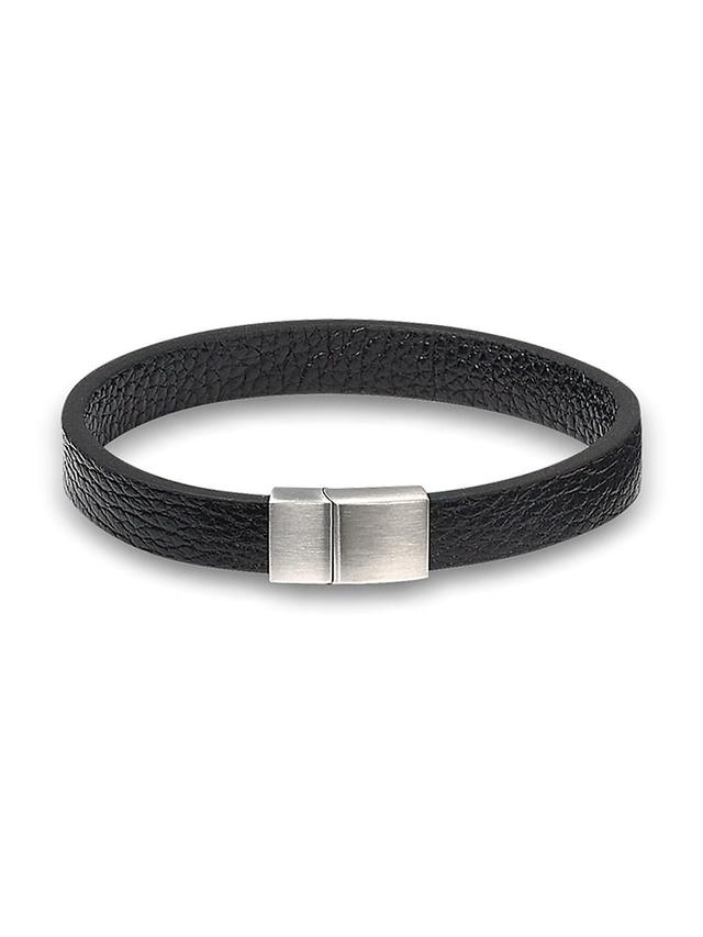 Leather Bracelet - Black Product Image