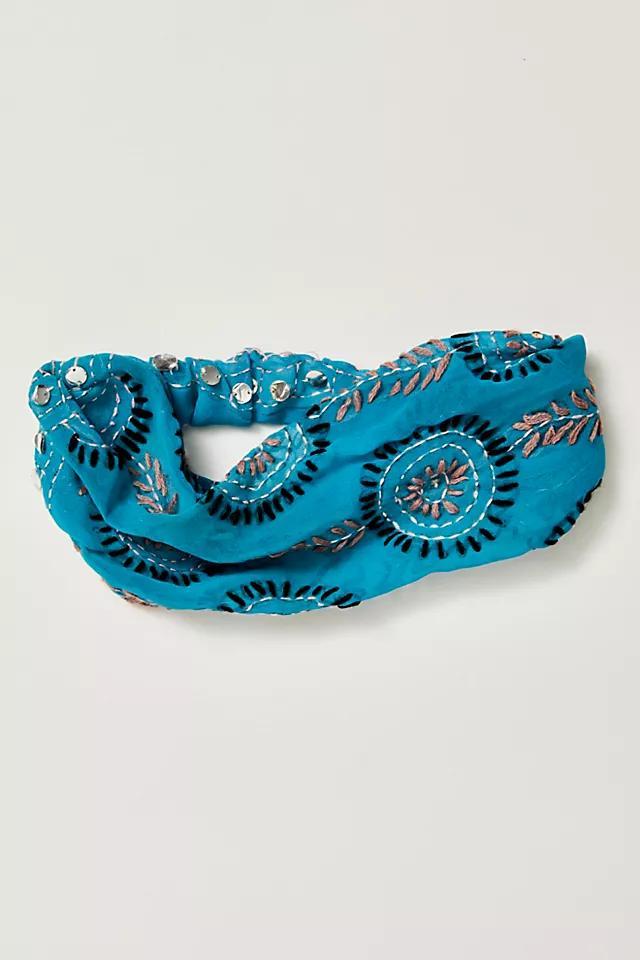 Culture Shop Embroidered Hair Scarf Product Image