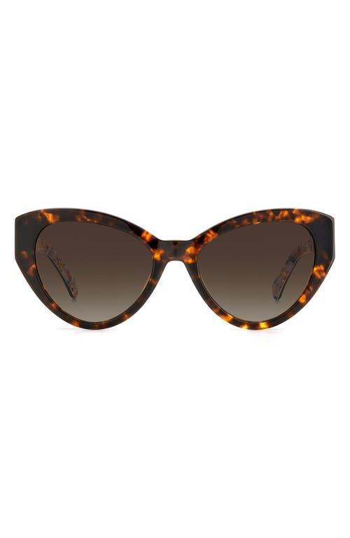 kate spade new york paisleigh 55mm gradient cat eye sunglasses Product Image