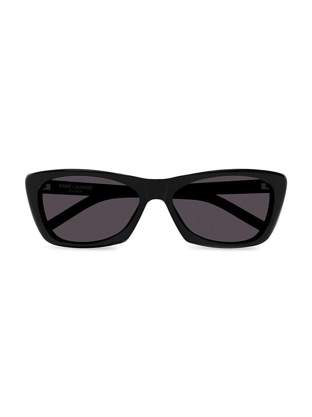 Saint Laurent Rectangular Cat Eye Sunglasses, 58mm Product Image