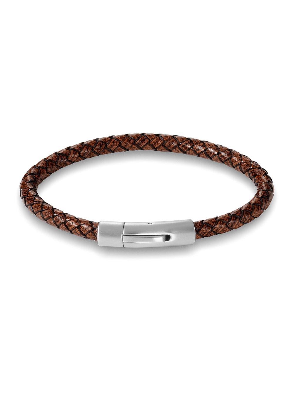 Woven Leather Bracelet Product Image