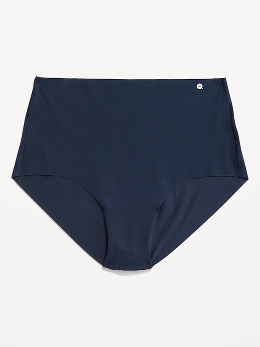 High-Waisted No-Show Brief Underwear Product Image