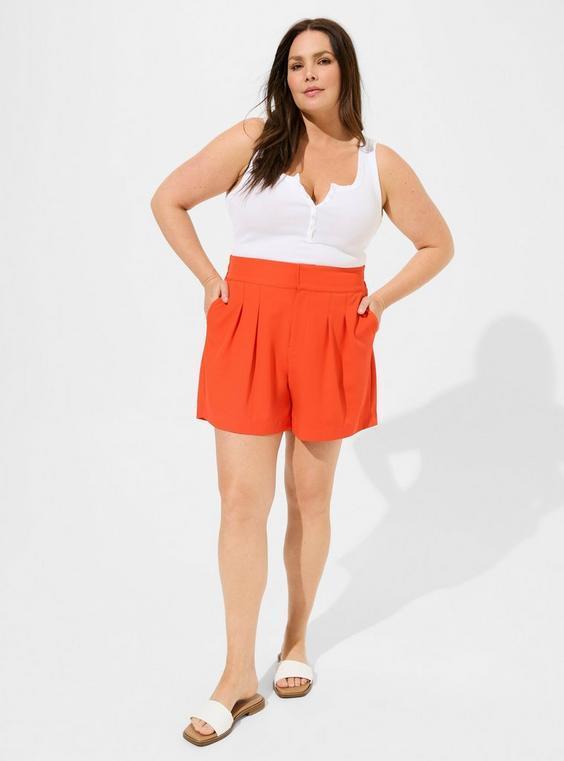 Wide Leg Crepe Short Product Image