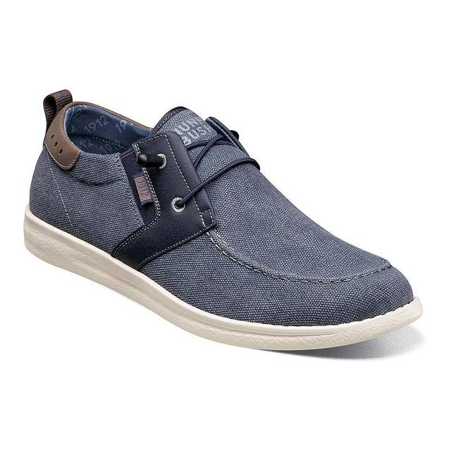 Nunn Bush Brewski Mens Moc Toe Slip-On Shoes Blue Product Image