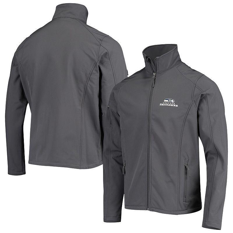 Mens Dunbrooke Charcoal Seattle Seahawks Sonoma Softshell Full-Zip Jacket Product Image