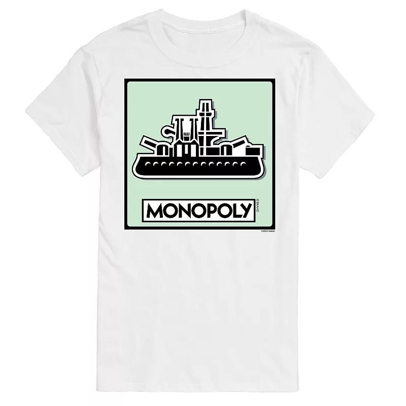 Big & Tall Monopoly Ship Game Token Graphic Tee, Mens Product Image