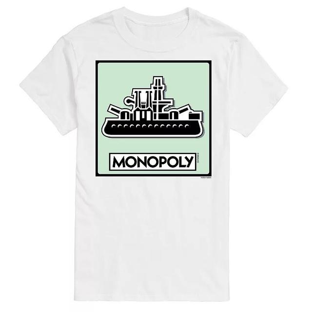 Big & Tall Monopoly Ship Game Token Graphic Tee, Mens Product Image