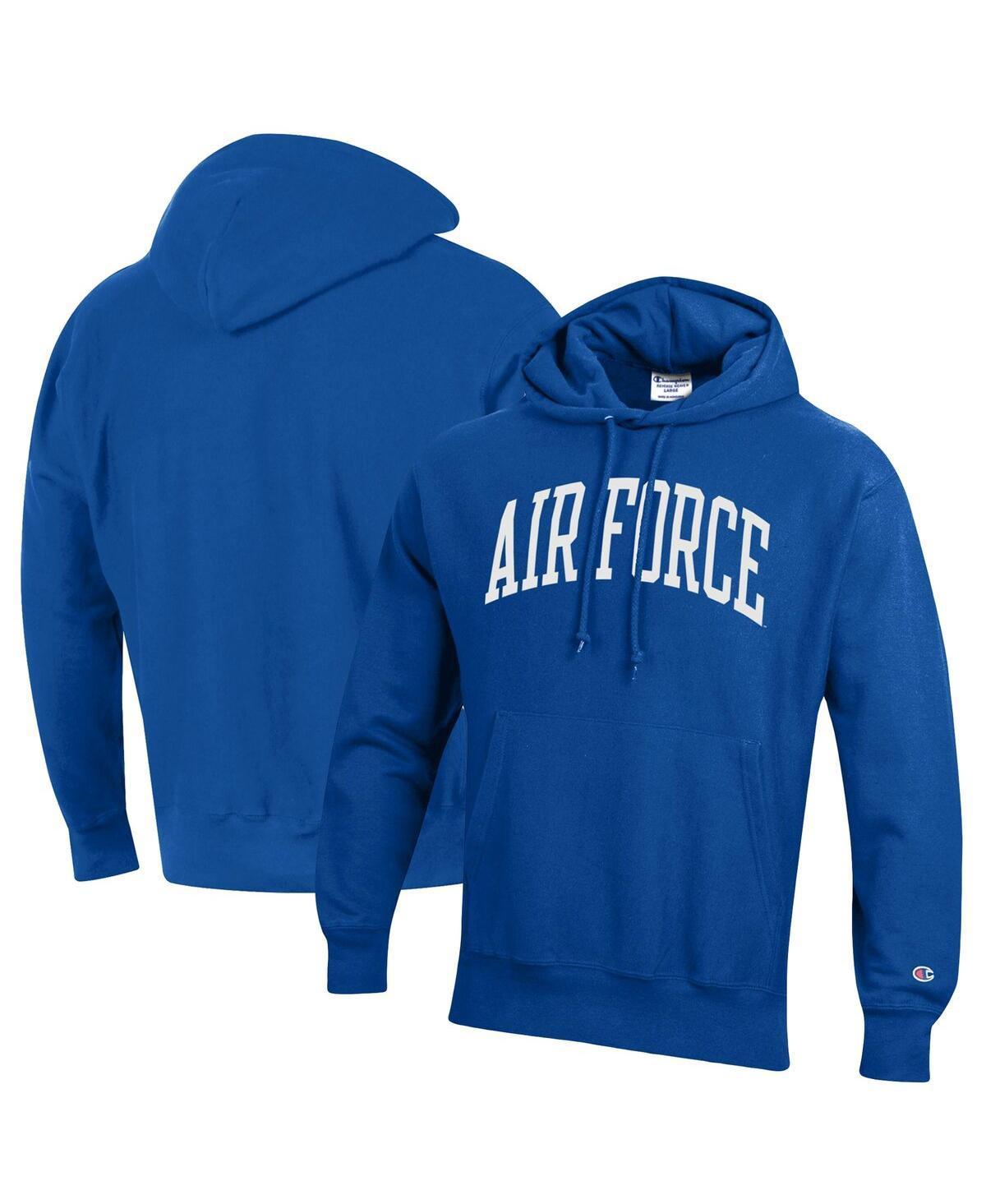 Mens Champion Royal Air Force Falcons Team Arch Reverse Weave Pullover Hoodie Product Image