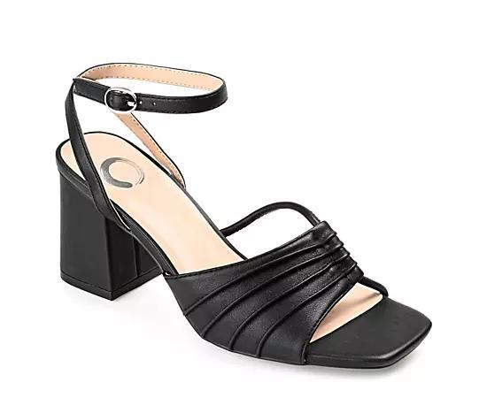 Journee Collection Womens Shillo Block Heel Sandals Product Image