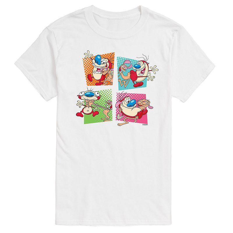 Mens Ren & Stimpy Abstract Frames Tee Product Image