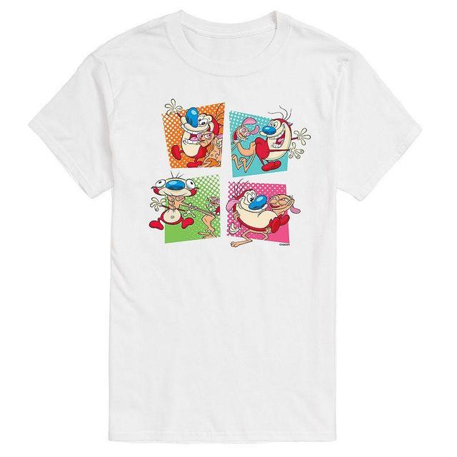 Mens Ren & Stimpy Abstract Frames Tee Product Image