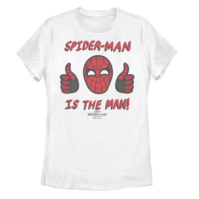 Juniors Marvel Spider-Man No Way Home Spider-Man Thumbs Up Tee, Girls Product Image