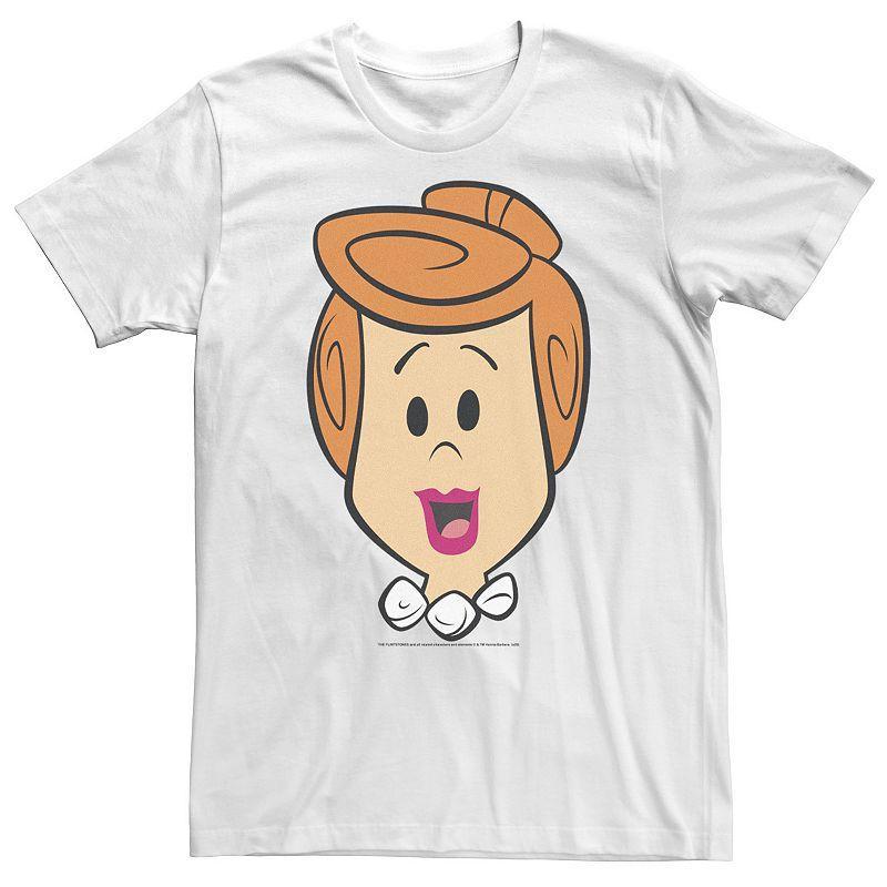 Big & Tall The Flintstones Wilma Big Face Tee, Mens Product Image