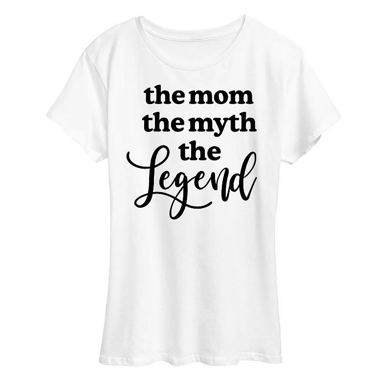 Womens Mom Myth Legend Graphic Tee Product Image