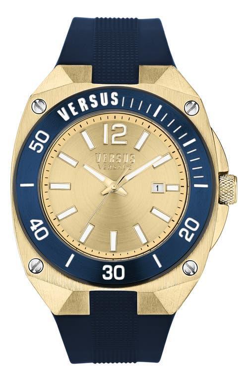 VERSUS Versace Versus Reaction Silicone Strap Watch, 48mm Product Image