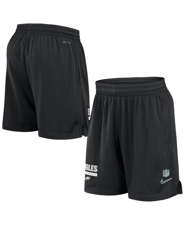 Nike Mens Black Philadelphia Eagles 2024 Sideline Performance Mesh Shorts - Black Product Image