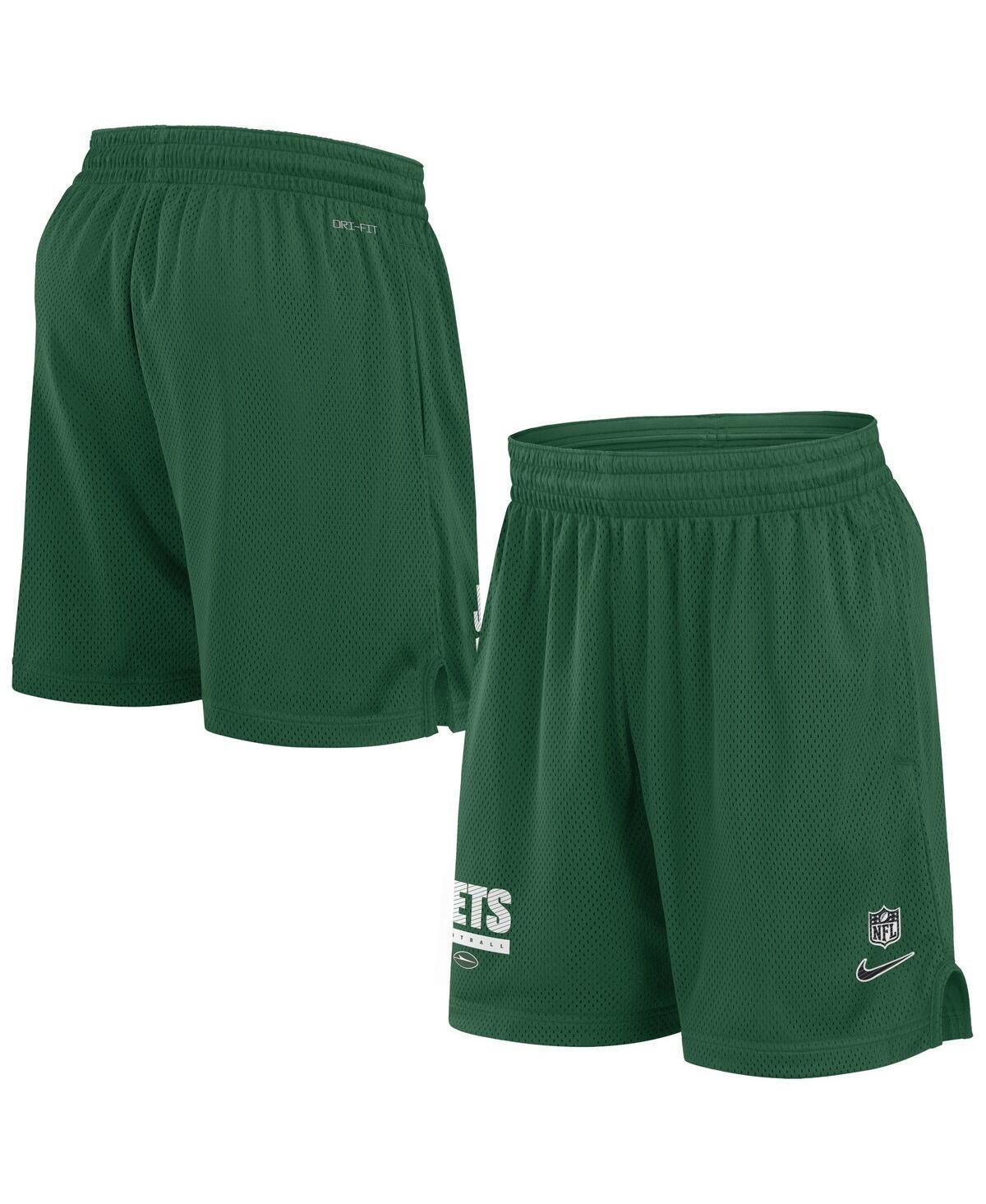 Nike Mens Green New York Jets 2024 Sideline Performance Mesh Shorts - Green Product Image