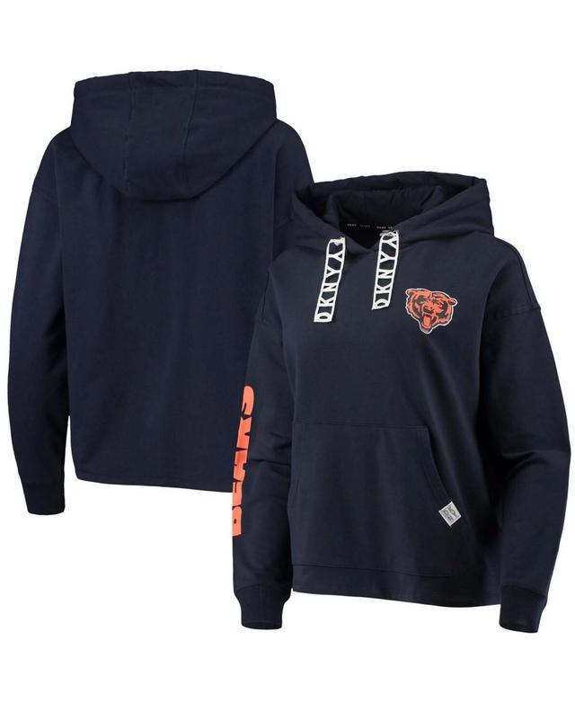 Womens Navy Chicago Bears Staci Pullover Hoodie Product Image