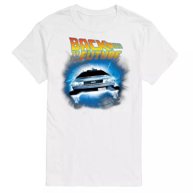 Mens Back To The Future Delorean Time Machine Car Tee Product Image