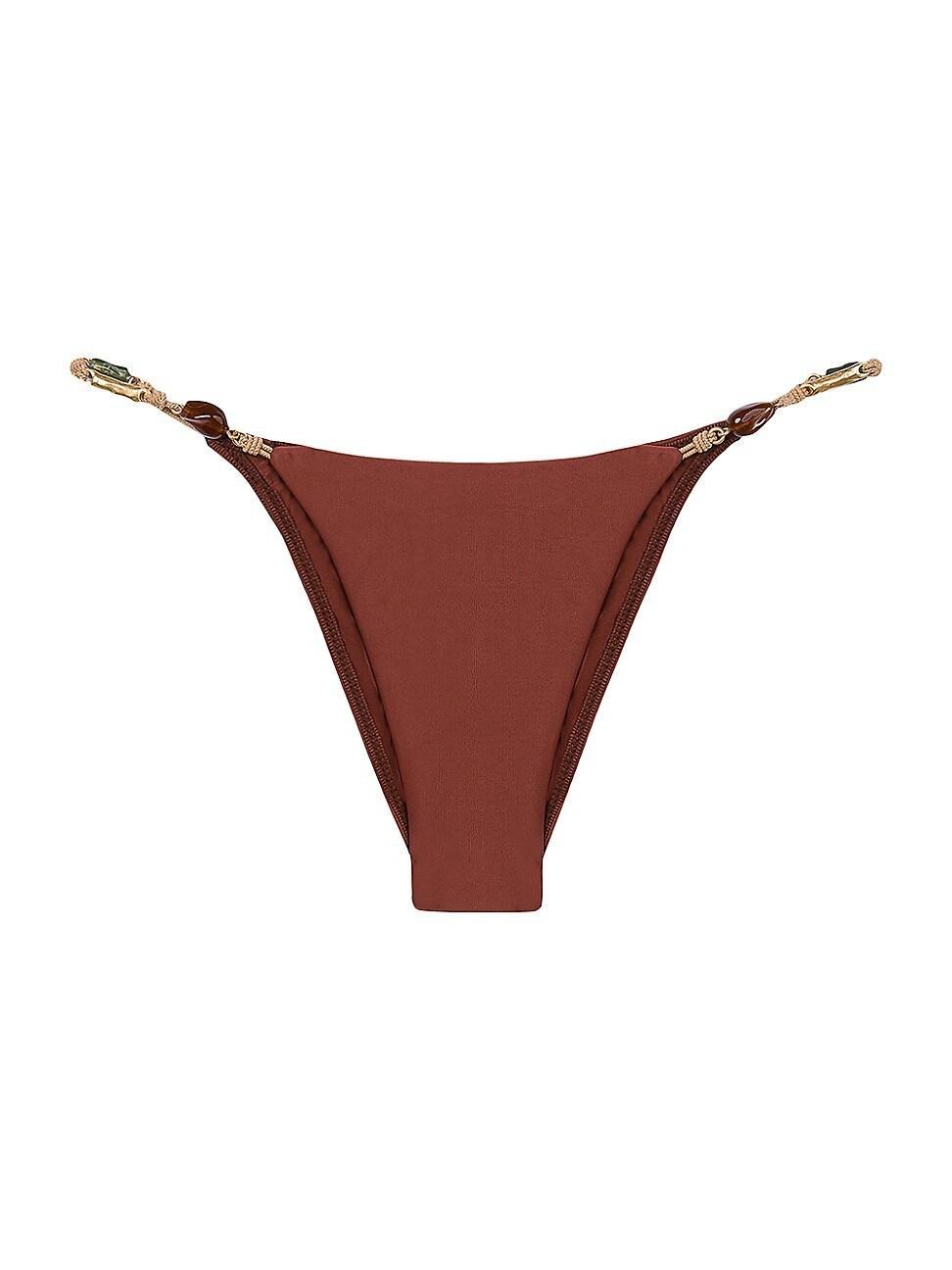 Womens Solid Kaia String Bikini Bottom Product Image