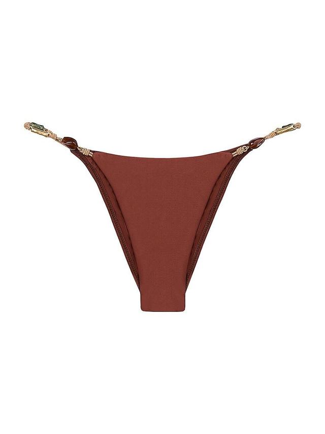 Womens Solid Kaia String Bikini Bottom Product Image