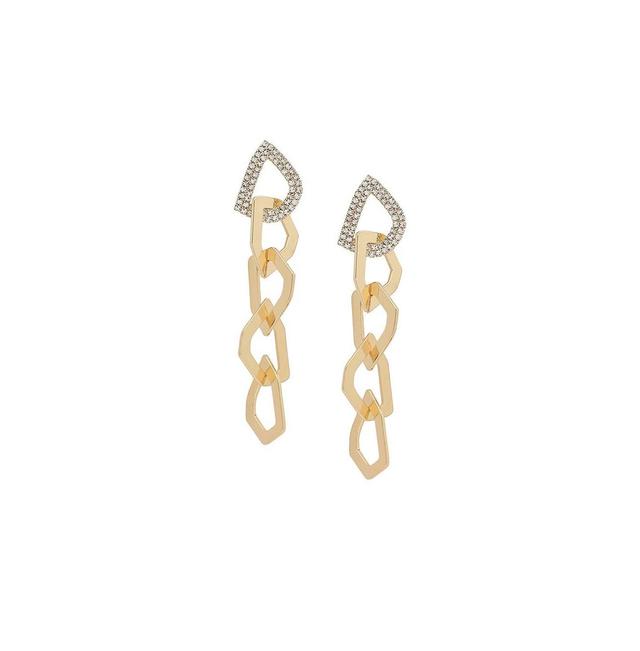 Sohi Womens Link Drop Earrings Product Image