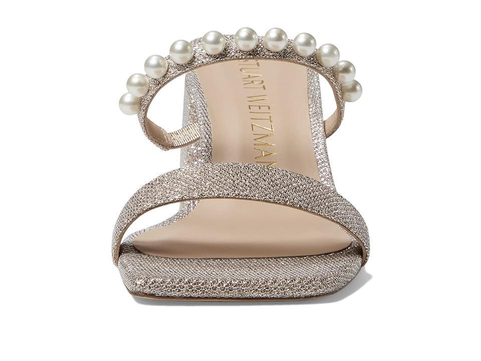 Womens Goldie 60MM Imitation Pearl-Embellished Leather Sandals Product Image