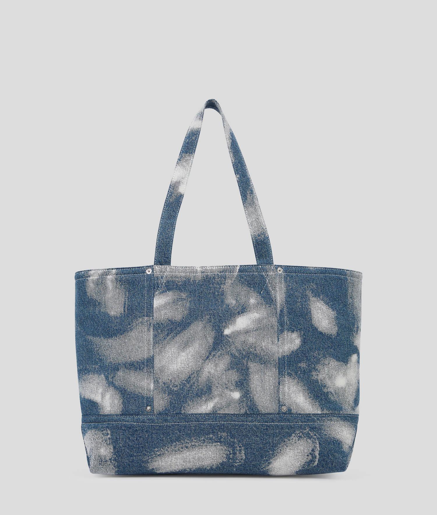 BLEACHED DENIM SHOPPER Product Image