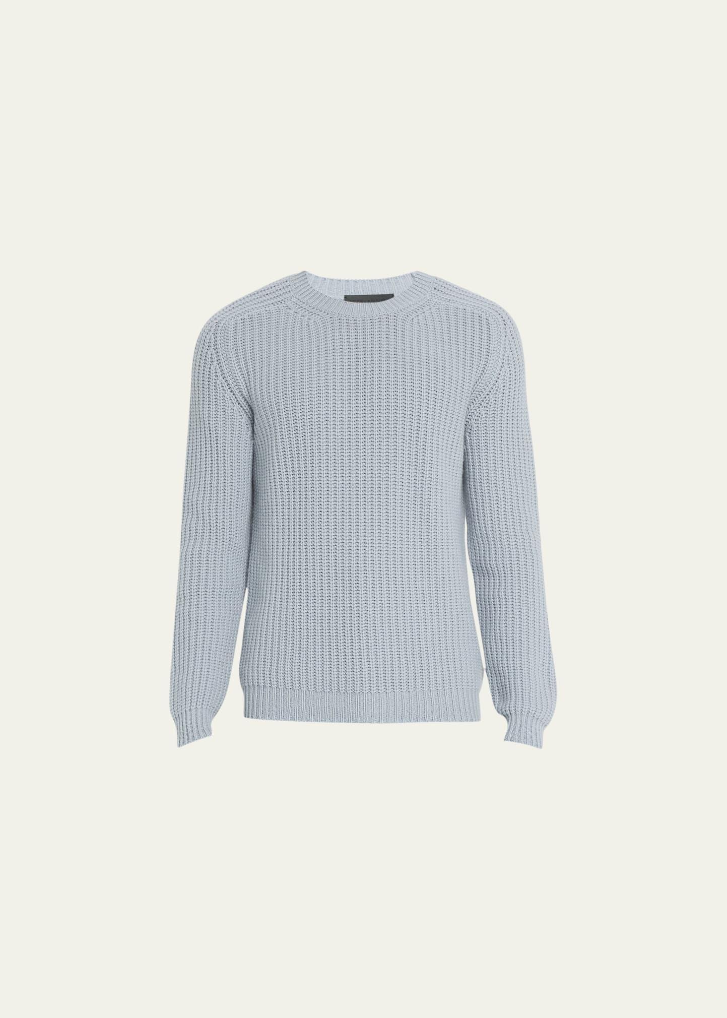 Mens Cashmere Knit Crewneck Sweater Product Image