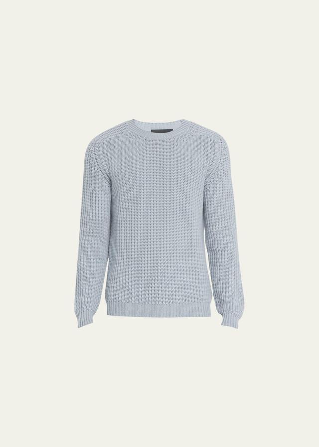 Mens Cashmere Knit Crewneck Sweater Product Image