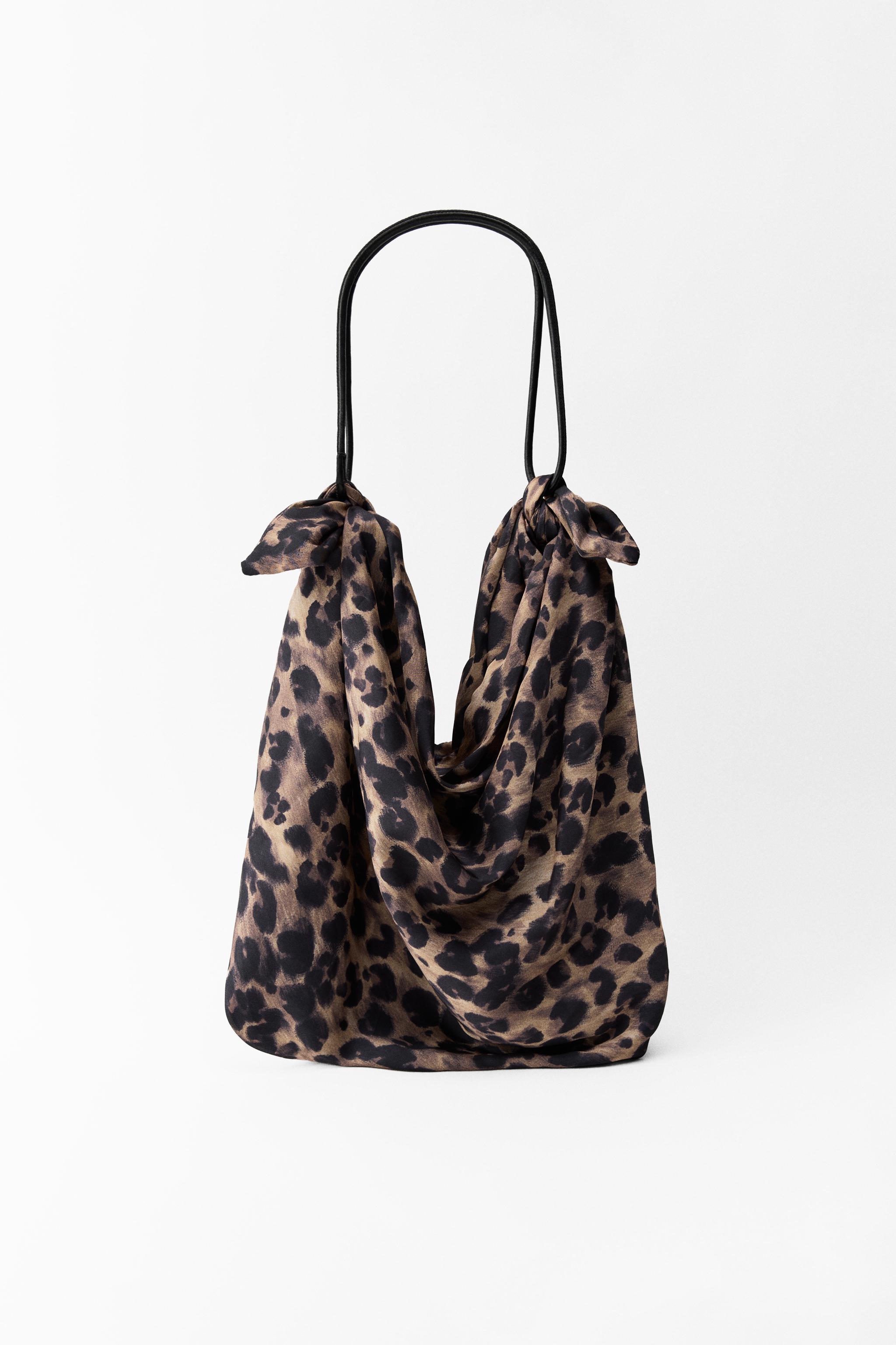 SATIN EFFECT ANIMAL PRINT BAG Product Image