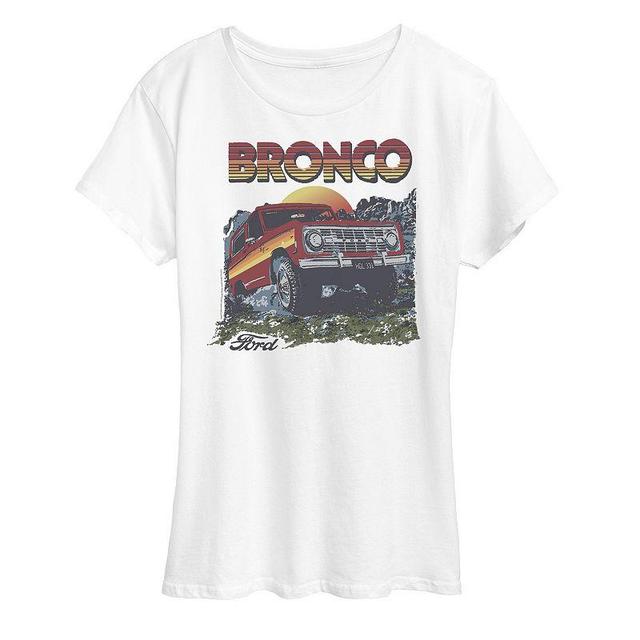 Womens Ford Bronco Graphic Tee Product Image