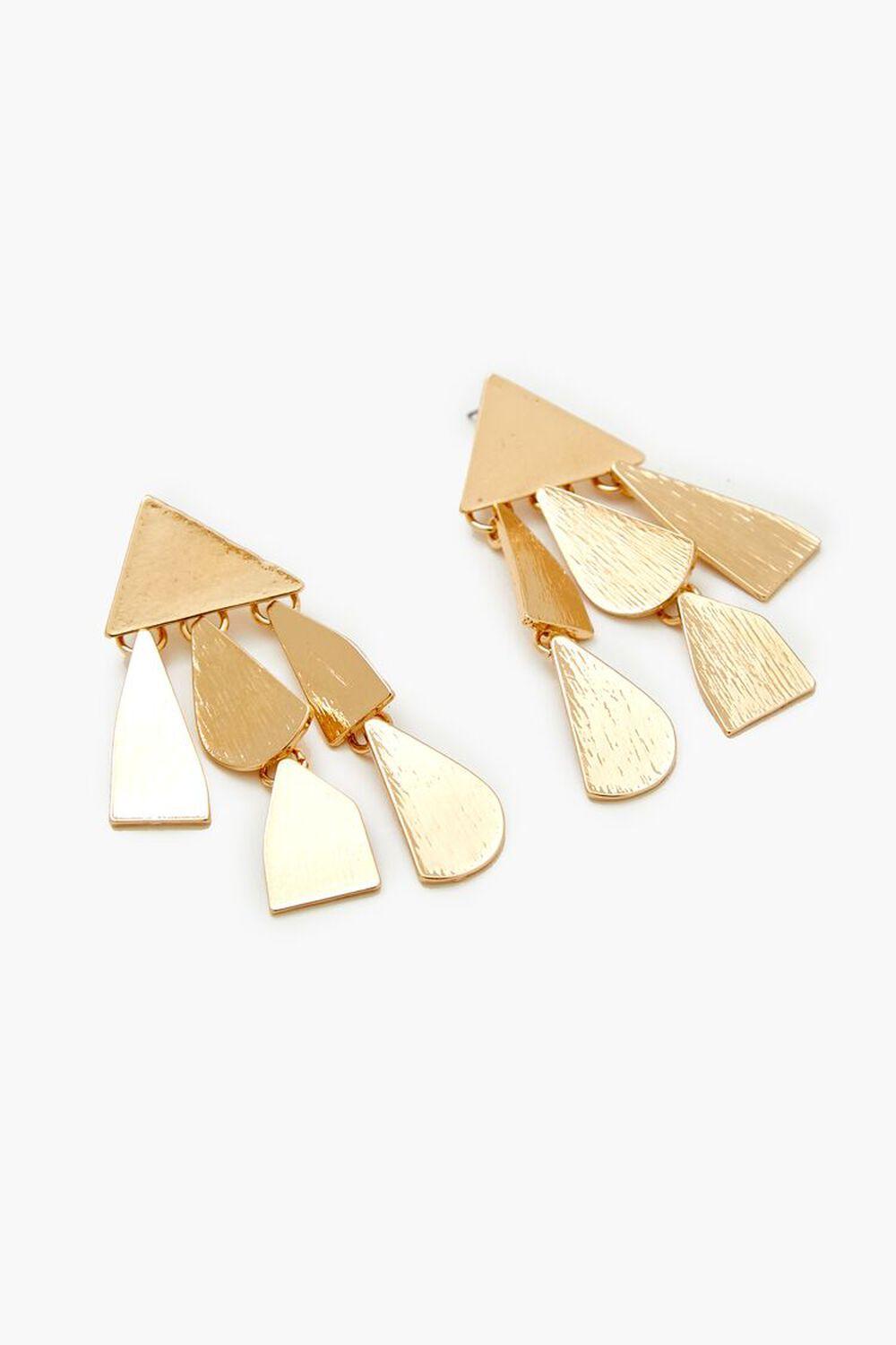 Tiered Geo Drop Earrings | Forever 21 Product Image