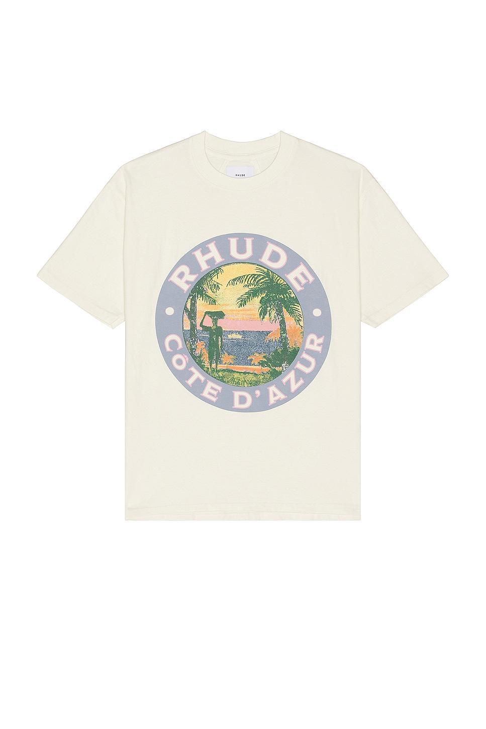 Rhude Lago Tee White. (also in S). Product Image