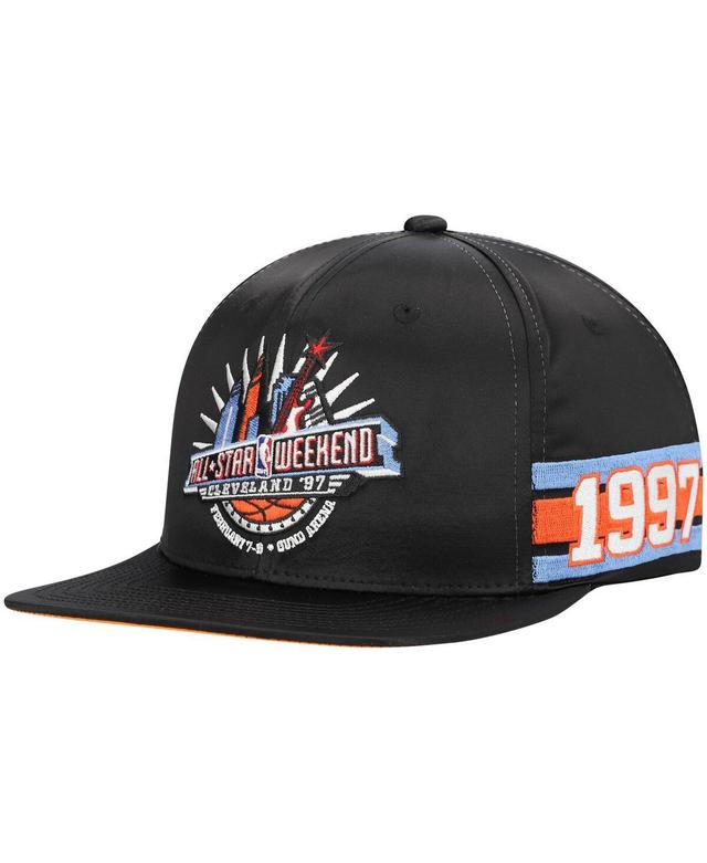 Mens Mitchell & Ness Black 1997 Nba All-Star Game Hardwood Classics Slick Back Snapback Hat Product Image