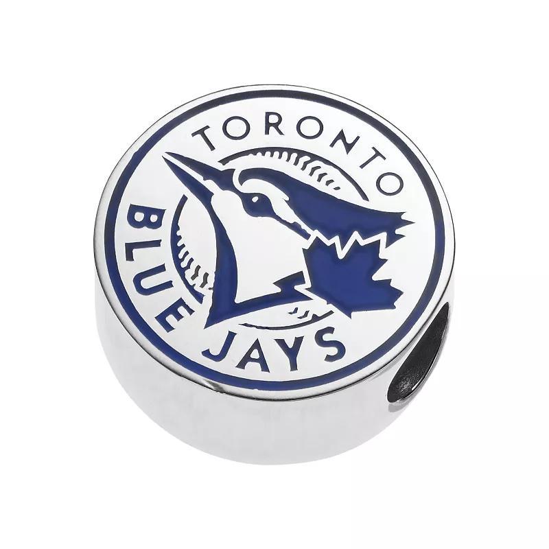 LogoArt Sterling Silver Toronto Blue Jays Bead, Womens, Multicolor Product Image