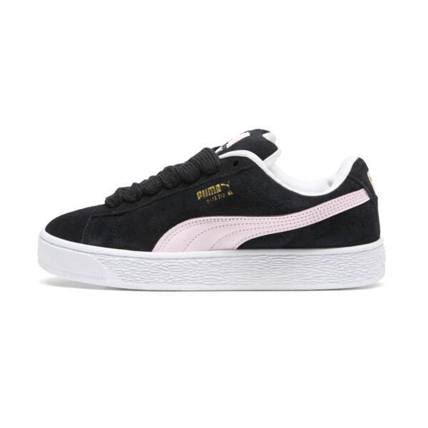 PUMA Suede XL Women's Sneakers in Black/Whisper Of Pink Product Image