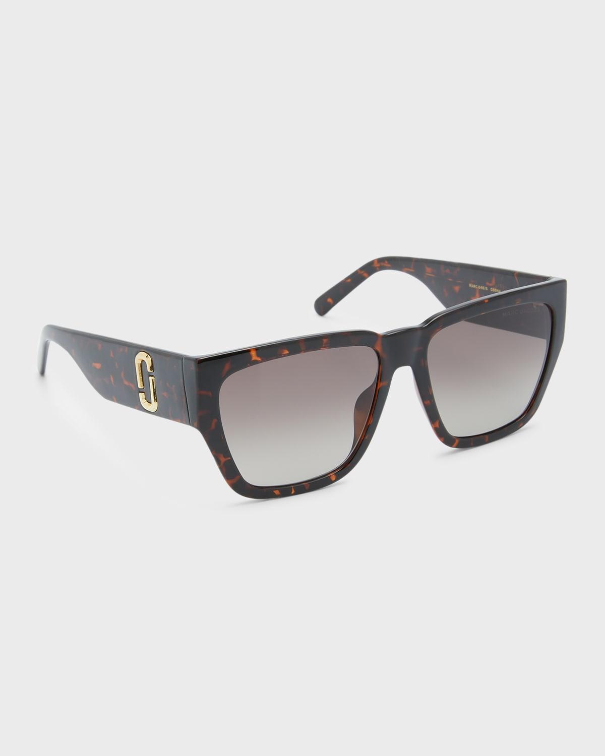 Marc Jacobs Marc Rectangular Sunglasses, 57mm Product Image