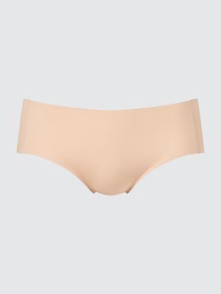 Womens Airism Ultra Seamless Hiphugger with Quick-Drying Beige Small UNIQLO US Product Image