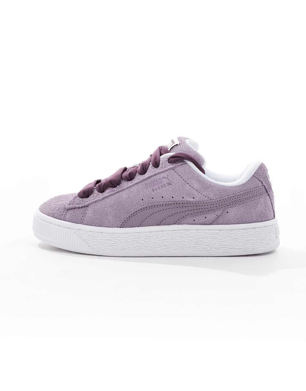 PUMA Suede XL sneakers in purple and white Product Image