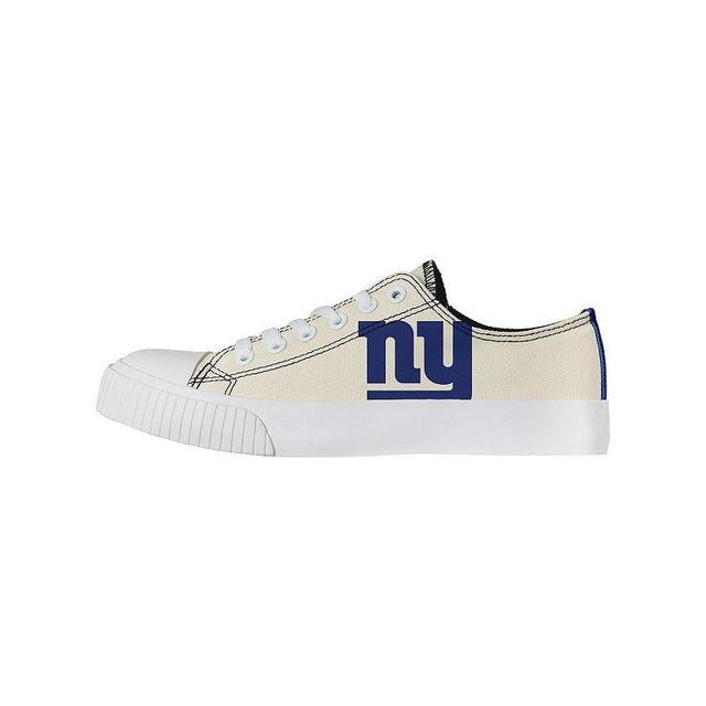 Womens FOCO Cream New York Giants Low Top Canvas Shoes Product Image