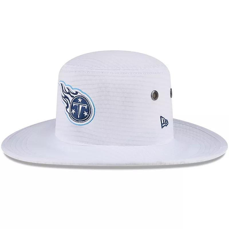 New Era Mens White Tennessee Titans 2024 Nfl Training Camp Panama Bucket Hat Product Image