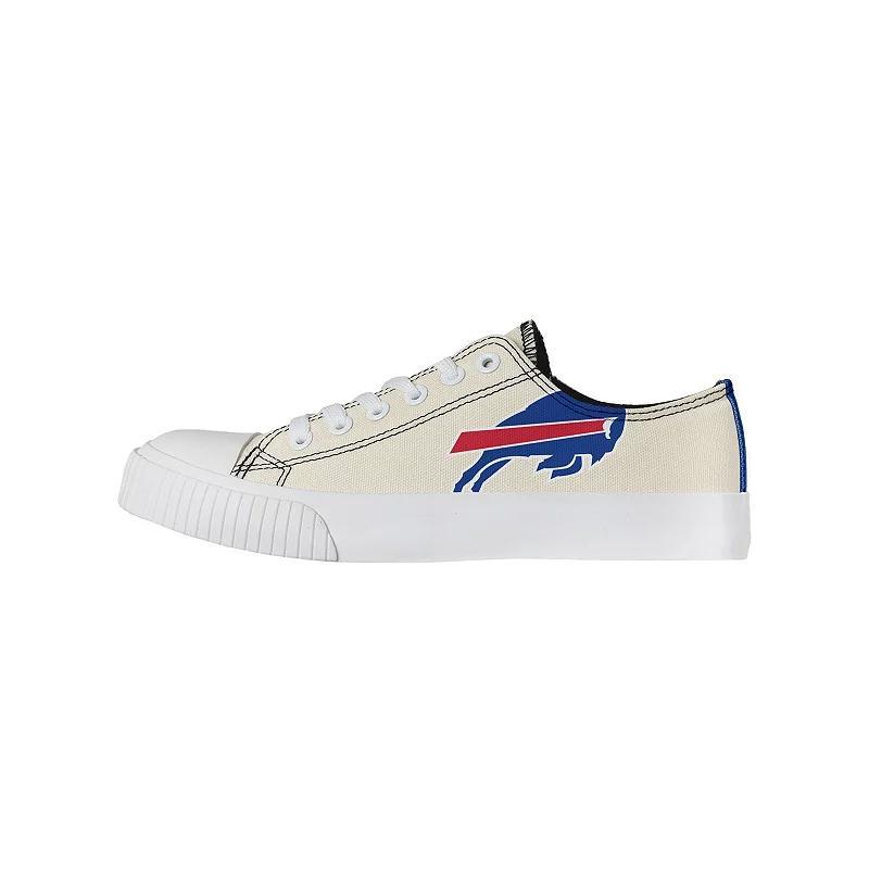 Womens FOCO Cream Los Angeles Dodgers Low Top Canvas Shoes Product Image