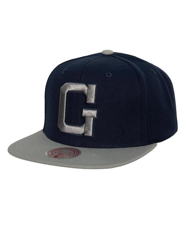 Mens Mitchell & Ness Navy Georgetown Hoyas 2-Tone 2.0 Snapback Hat - Navy Product Image