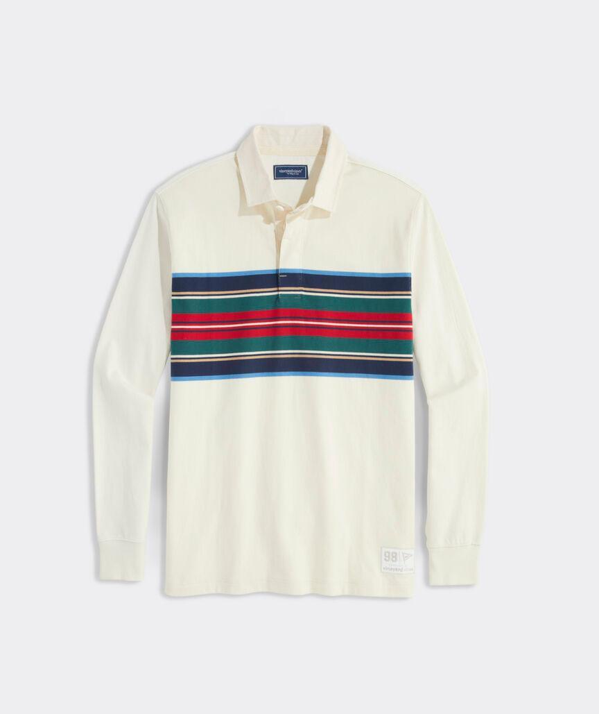 Striped Cotton Rugby Shirt Product Image