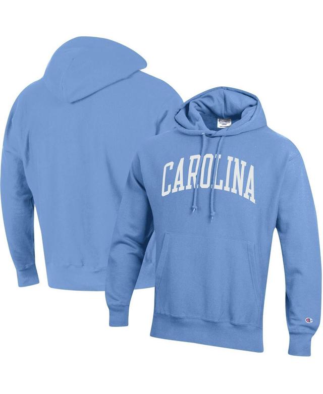 Mens Champion Carolina Blue North Carolina Tar Heels Team Arch Reverse Weave Pullover Hoodie Product Image