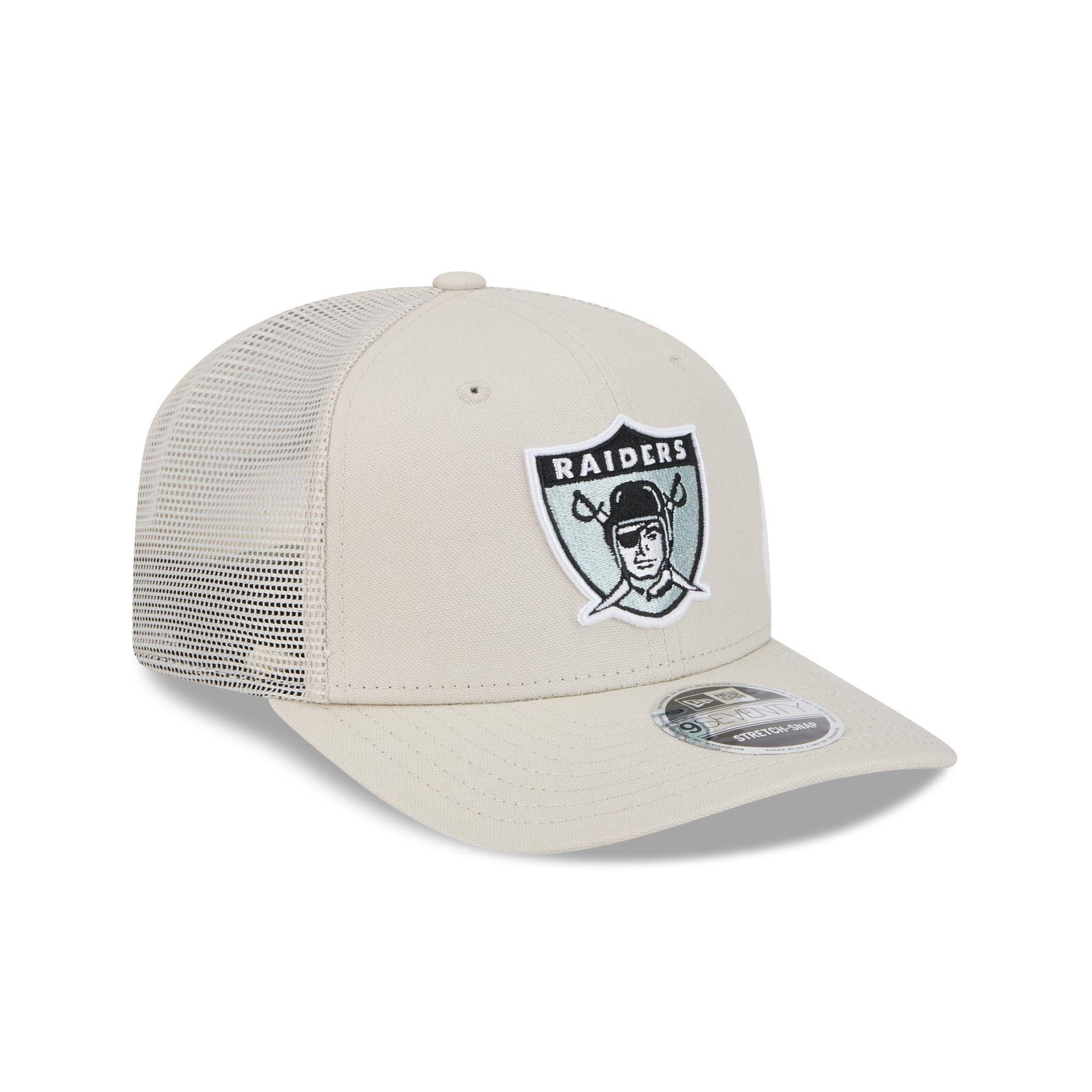 Las Vegas Raiders Canvas 9SEVENTY Trucker Hat Male Product Image